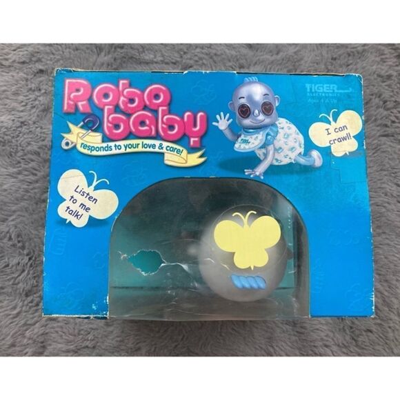 2001 hasboro blue Robo baby interactive baby robot - Picture 6 of 6